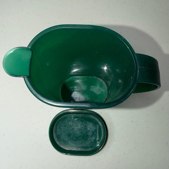 Tupperware Impressions Mini Small Rocking lid Pitcher 3535A. 500 ml Dark Green - Picture 4 of 10